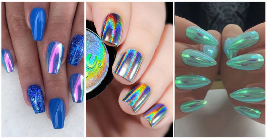 50 Gorgeous Holographic Nails That Are Simply Stunning The Cuddl