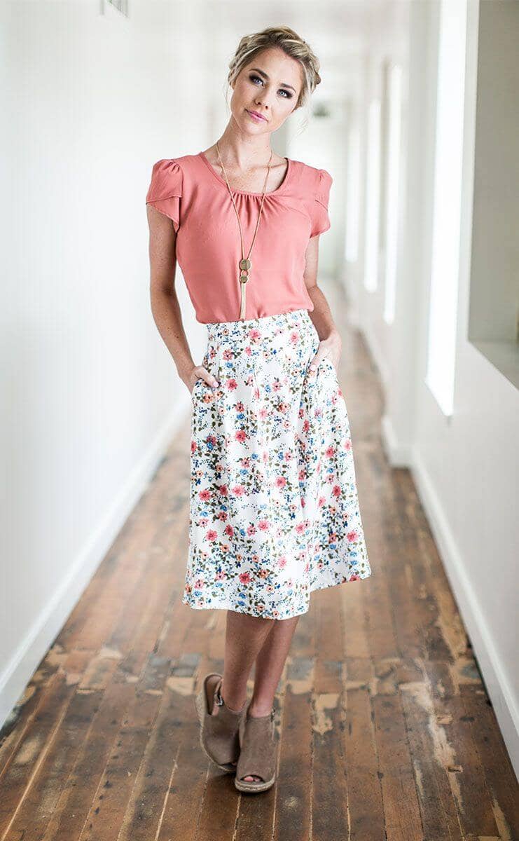 Functional, Pocket Midi Skirt