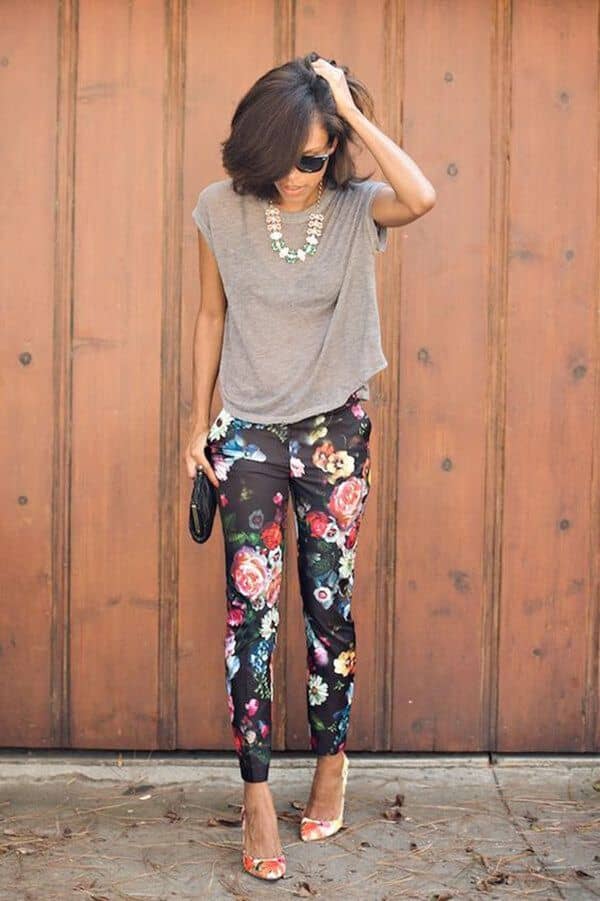 Comfy, Floral Spring Leggings