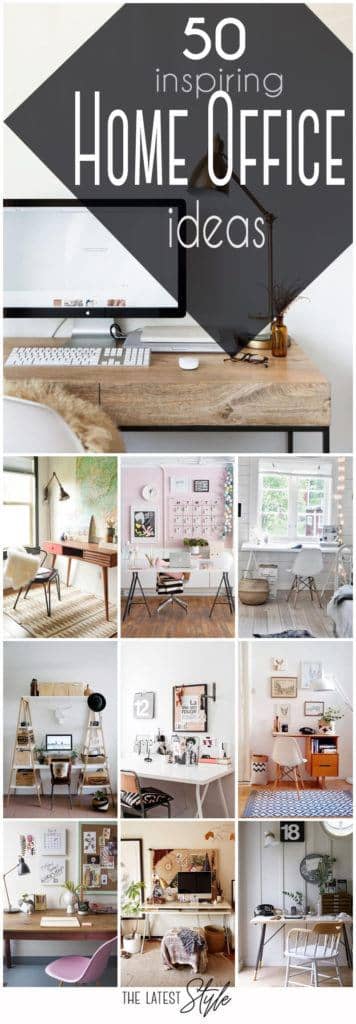 50 Inspiring Home Office Ideas - The Cuddl