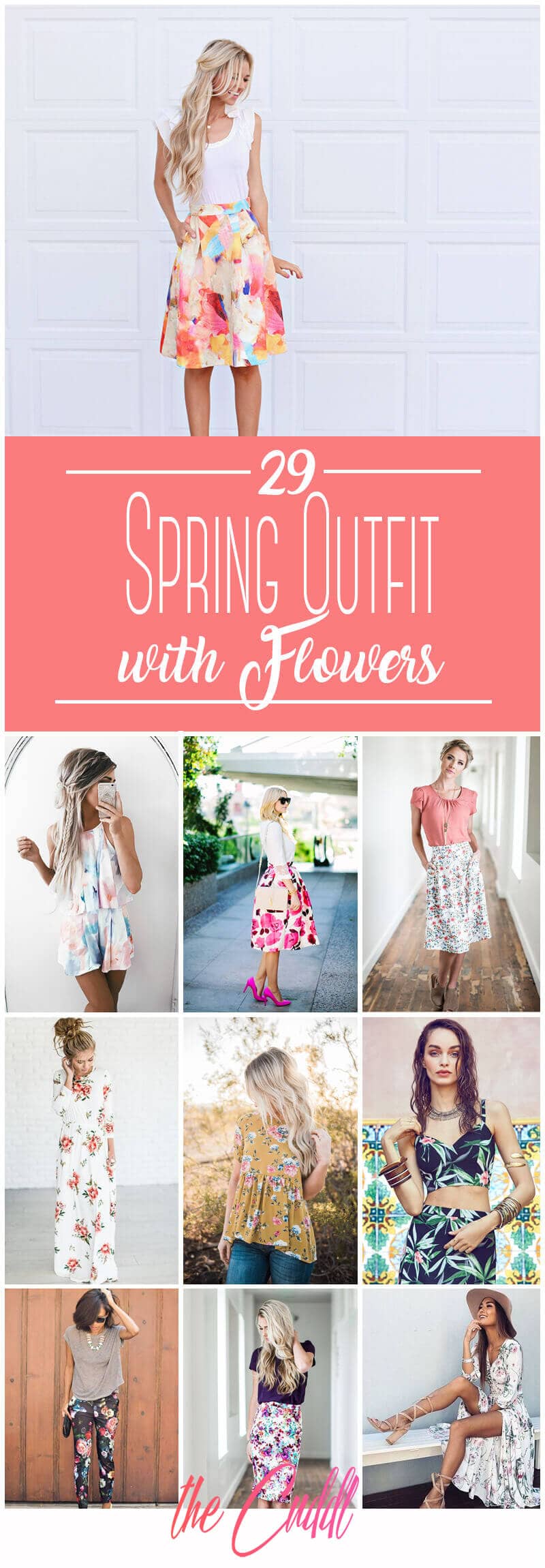 29 Chic Spring Outfits With Flowers