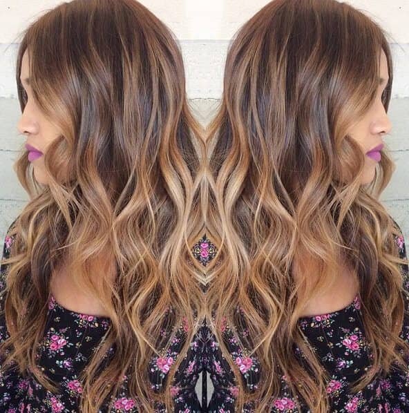 Colorful Tresses with Tips