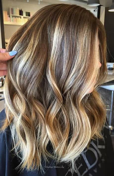 High Mixture Blonde Highlights