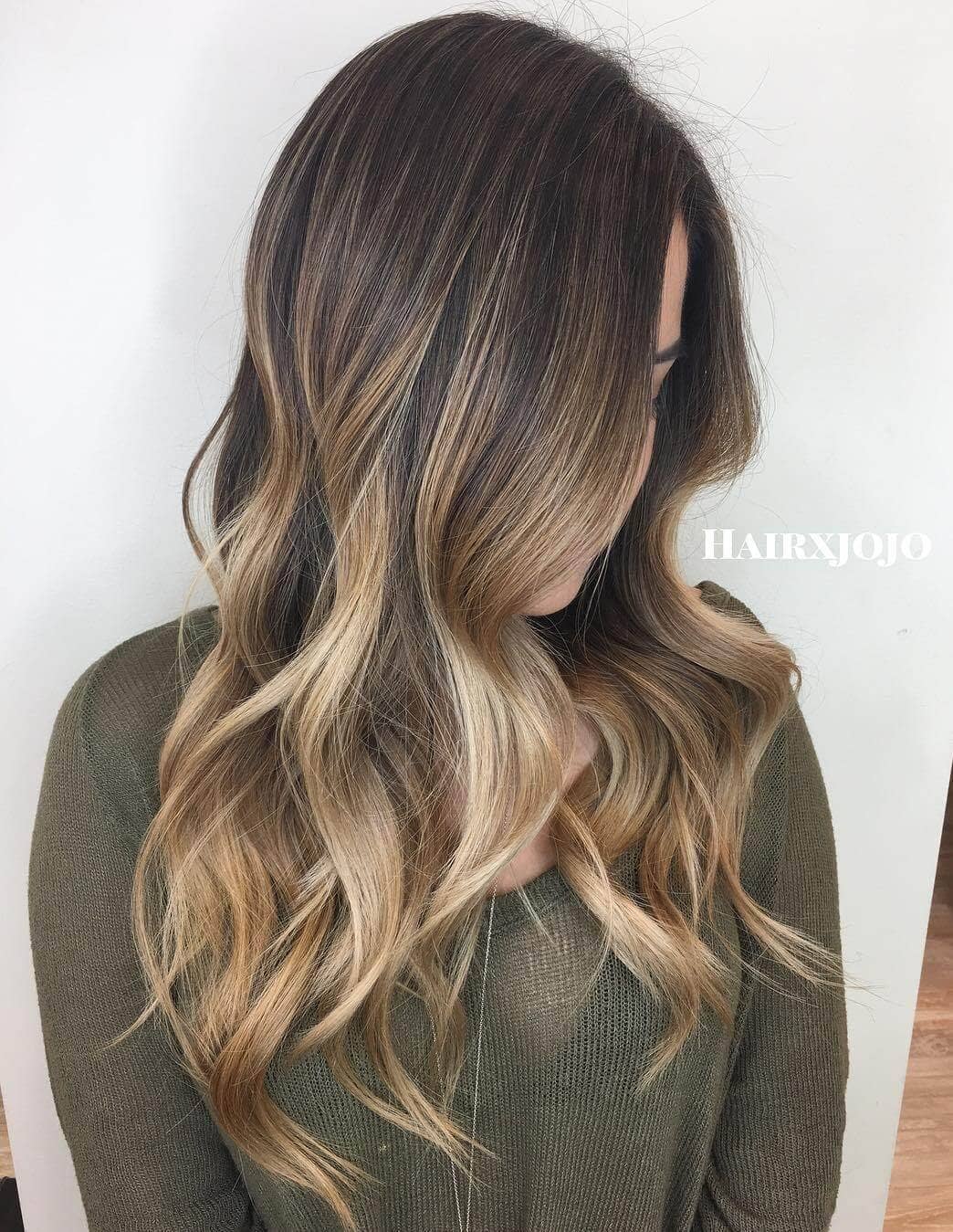 Easy Ombre Golden Tips