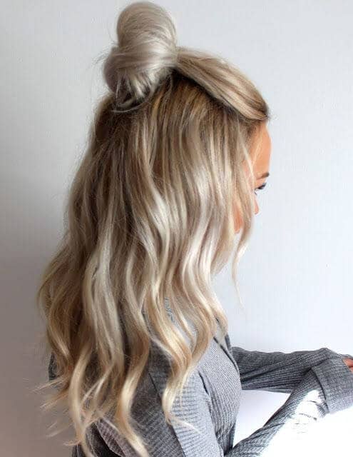 Sunkissed Blonde Shade with Cool Blonde Tips