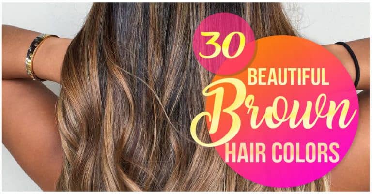 Featured image for “26 Beautiful Brown Hair Colors”