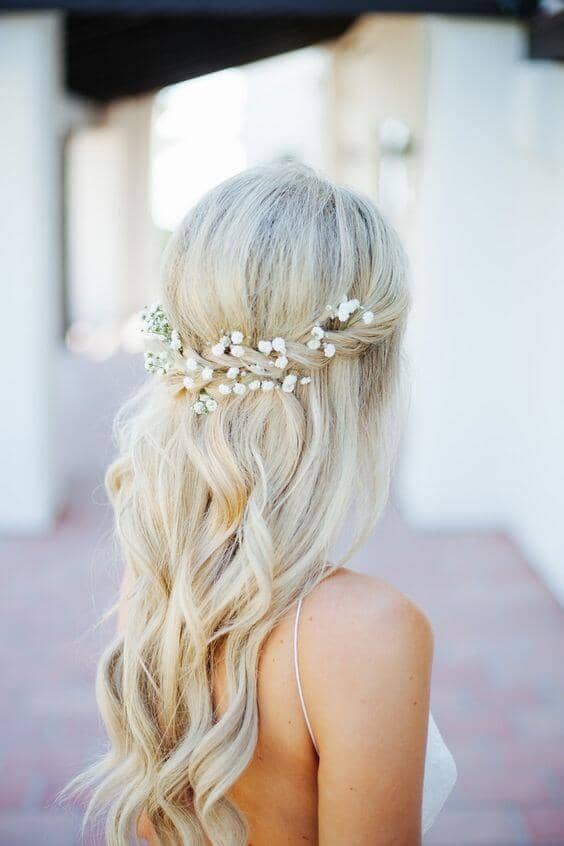 Braided Baby's Breath And Waves