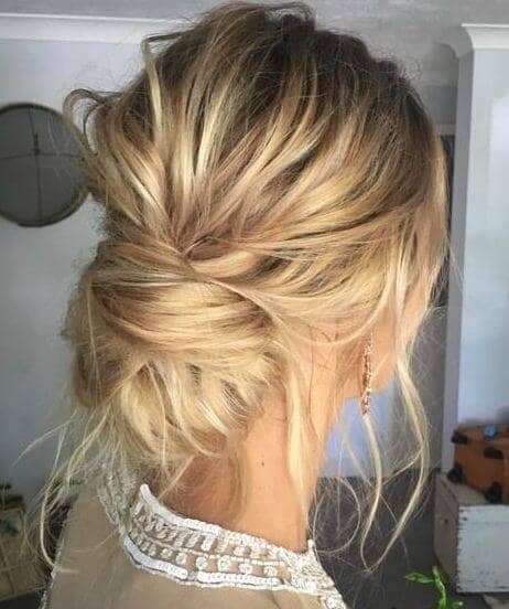 Casual Knot With Wispy Tendrils