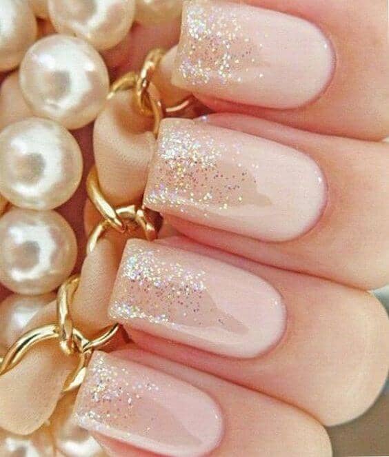 Pink Wedding Nail Art Design