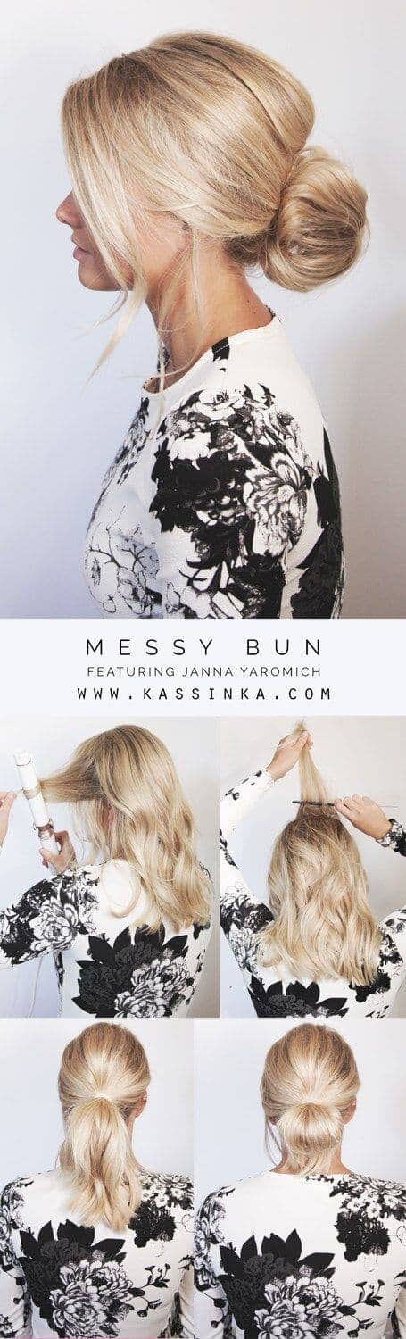 40 Chic Messy Bun Hairstyles