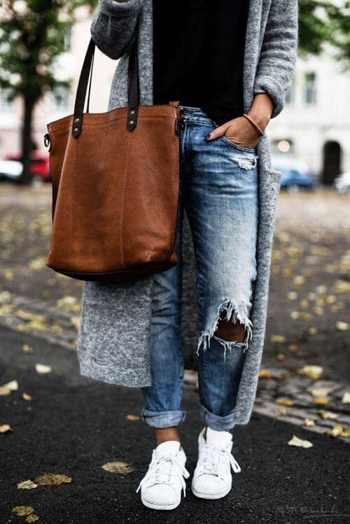 Sneakers And Tote