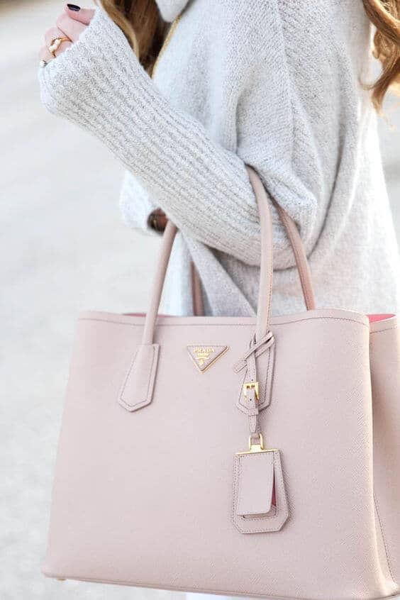 Light Pink Rectangle Handbag