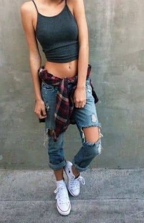 Plaid And Denim