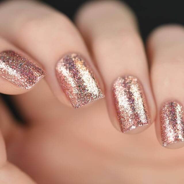 Rose Gold Metal Nail Polish