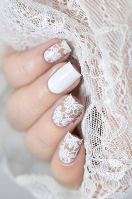 White Lace Nail Polish