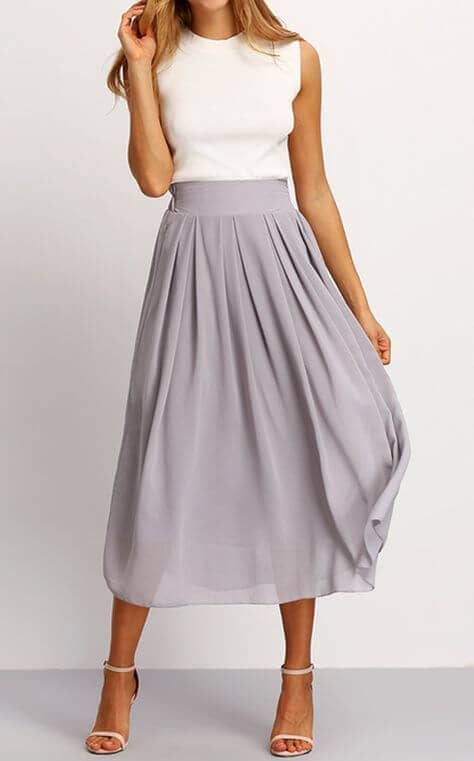 maxi skirt for wedding guest