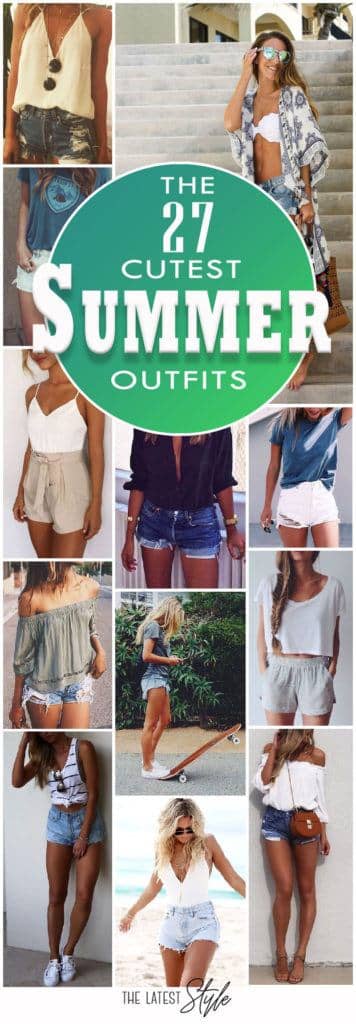 27 Lovely Summer Oufits With Shorts - The Cuddl