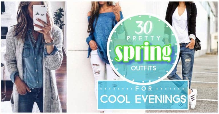 Featured image for “30 Pretty Spring Outfits For Cool Evenings”