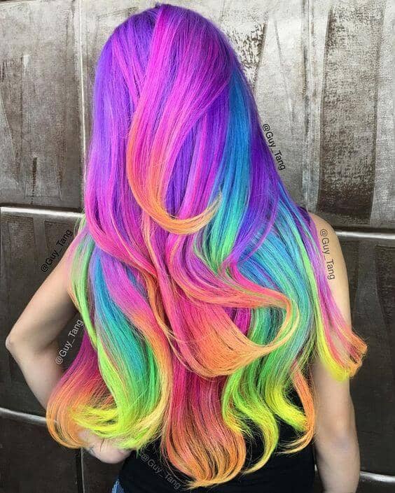 50 Stunningly Styled Unicorn Hair Color Ideas To Stand Out From