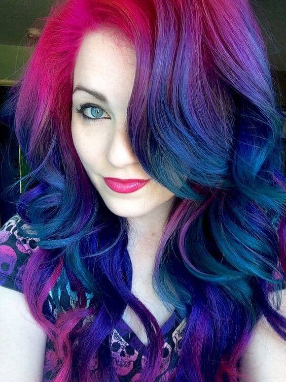 50 Stunningly Styled Unicorn Hair Color Ideas To Stand Out From