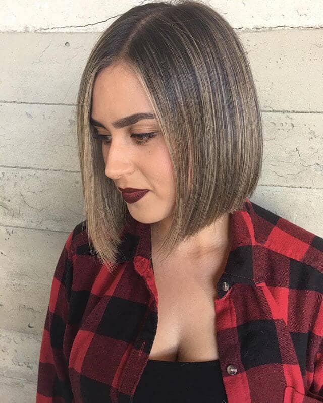 bob haircut straight