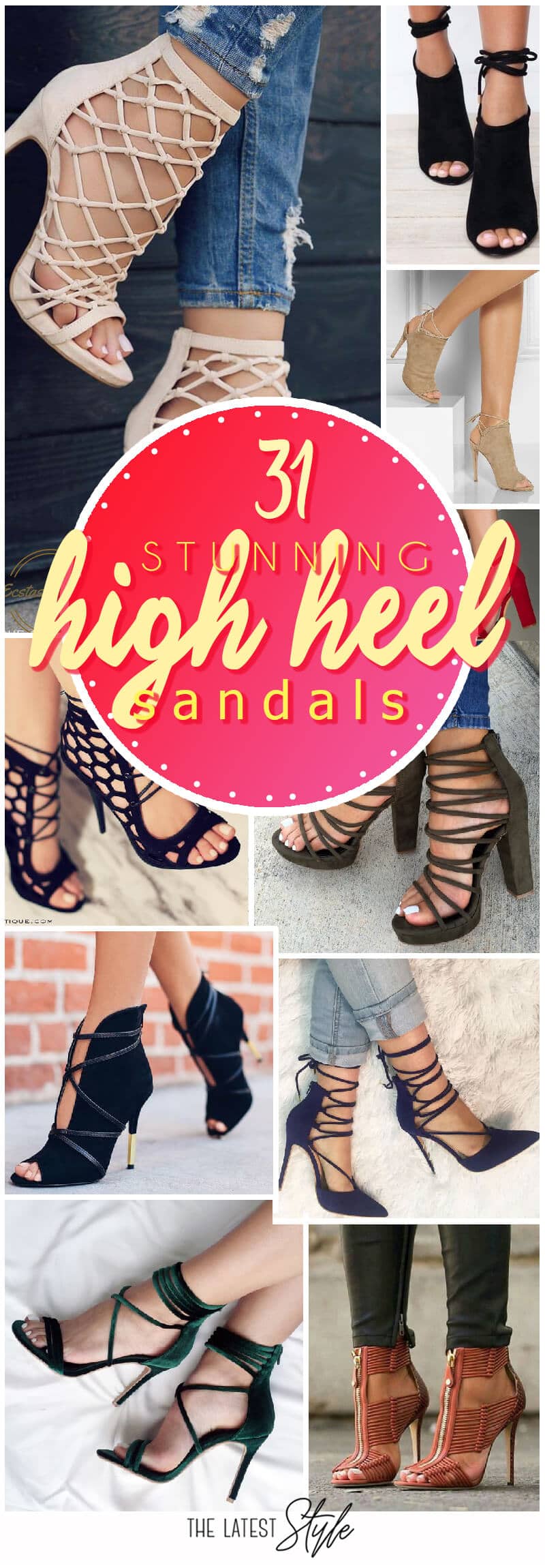 31 Stunning High Heel Sandals