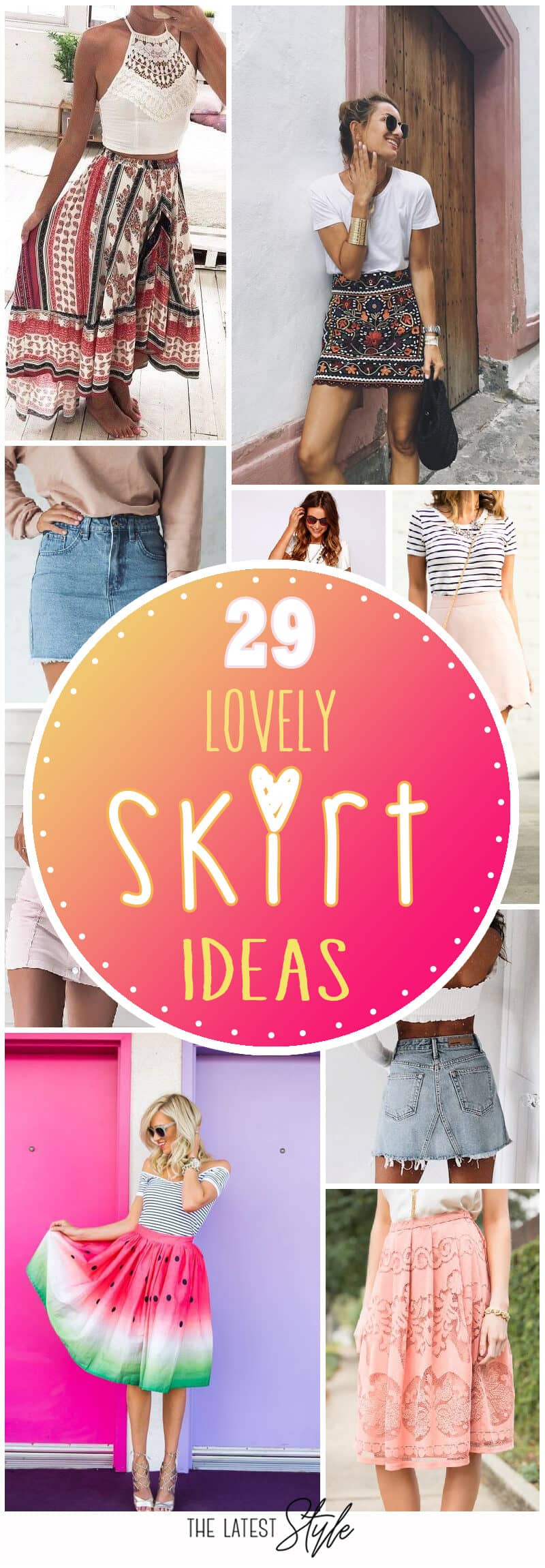 29 Lovely Skirt Ideas For This Summer
