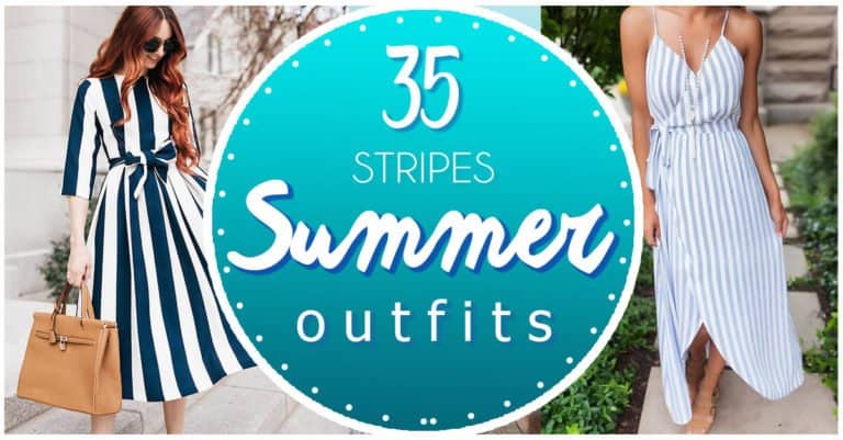 Featured image for “35 Pretty Summer Outfits With Stripes”