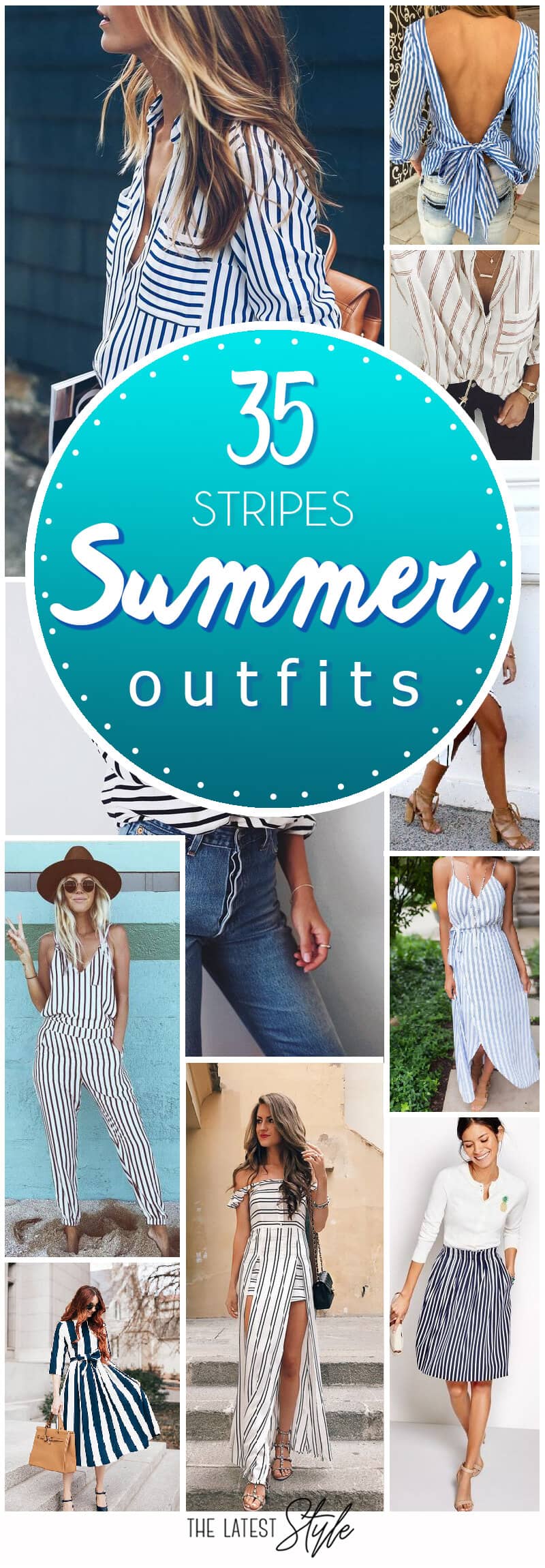 35 Pretty Summer Outfits With Stripes