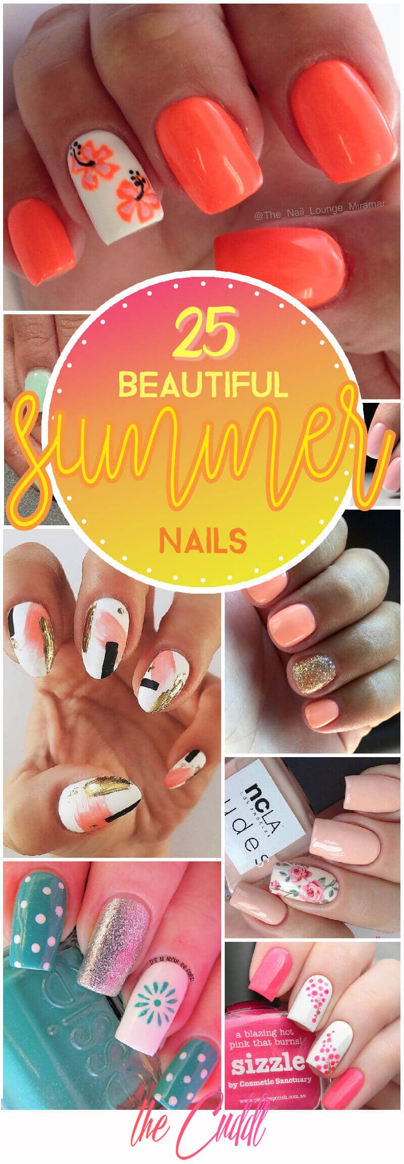 25 Beautiful Summer Nail Inspirations