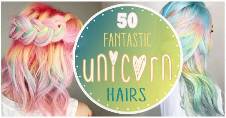 Featured image for “50 Stunningly Styled Unicorn Hair Color Ideas to Stand Out from the Crowd”