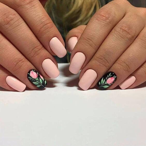 27 Pretty Flower Nail Inspirations