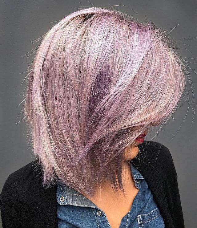 Colorful Hairstyle for Medium Short Straight Hair