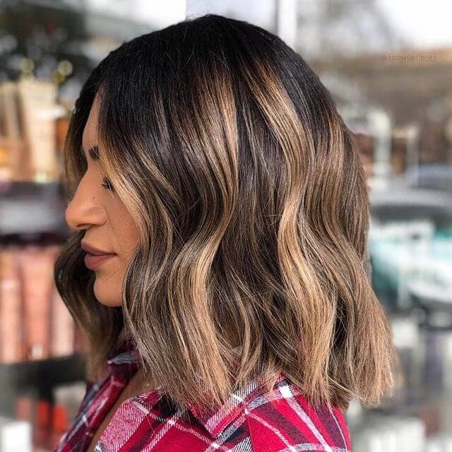 Blunt Lob Haircut Style for Thick Hair