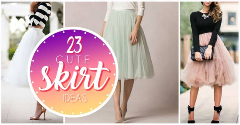 Featured image for “23 Cute Skirt Outfit Ideas”