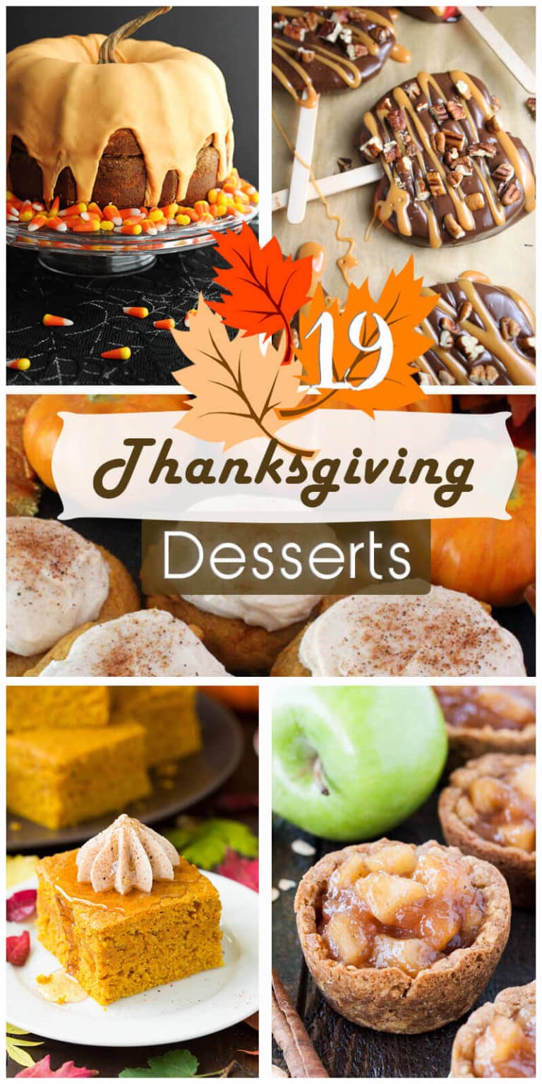 19 Decadent Thanksgiving Dessert Recipes to Finish your Holiday Dinner ...