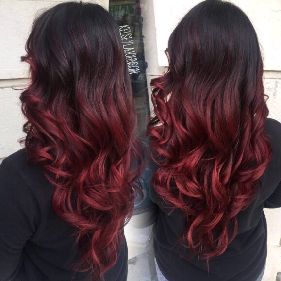 The 27 Hottest Red Ombre Hairstyles - The Cuddl