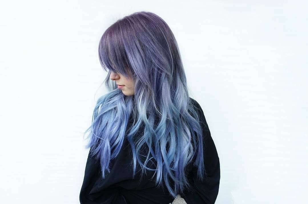 2. Short Blue Ombre Hairstyles - wide 6