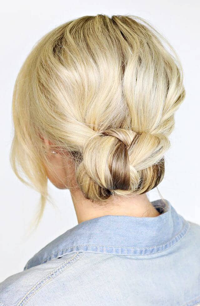 Elegant updo for day or night