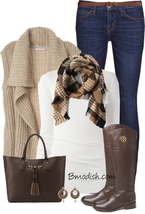 27 Trendy Fall Outfits With Scarves