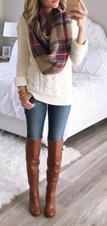 29 Super Chic Fall Outfits With Boots 7922