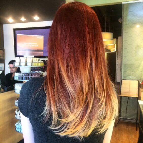 The 27 Hottest Red Ombre Hairstyles Hairs London