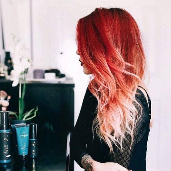 The 27 Hottest Red Ombre Hairstyles