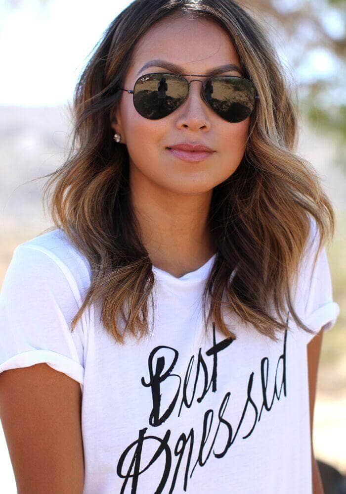 35 Pretty Chic Medium Lenght Hairstyles to Get the Most Fashionable Look