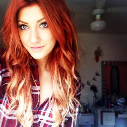 The 27 Hottest Red Ombre Hairstyles Hairs London