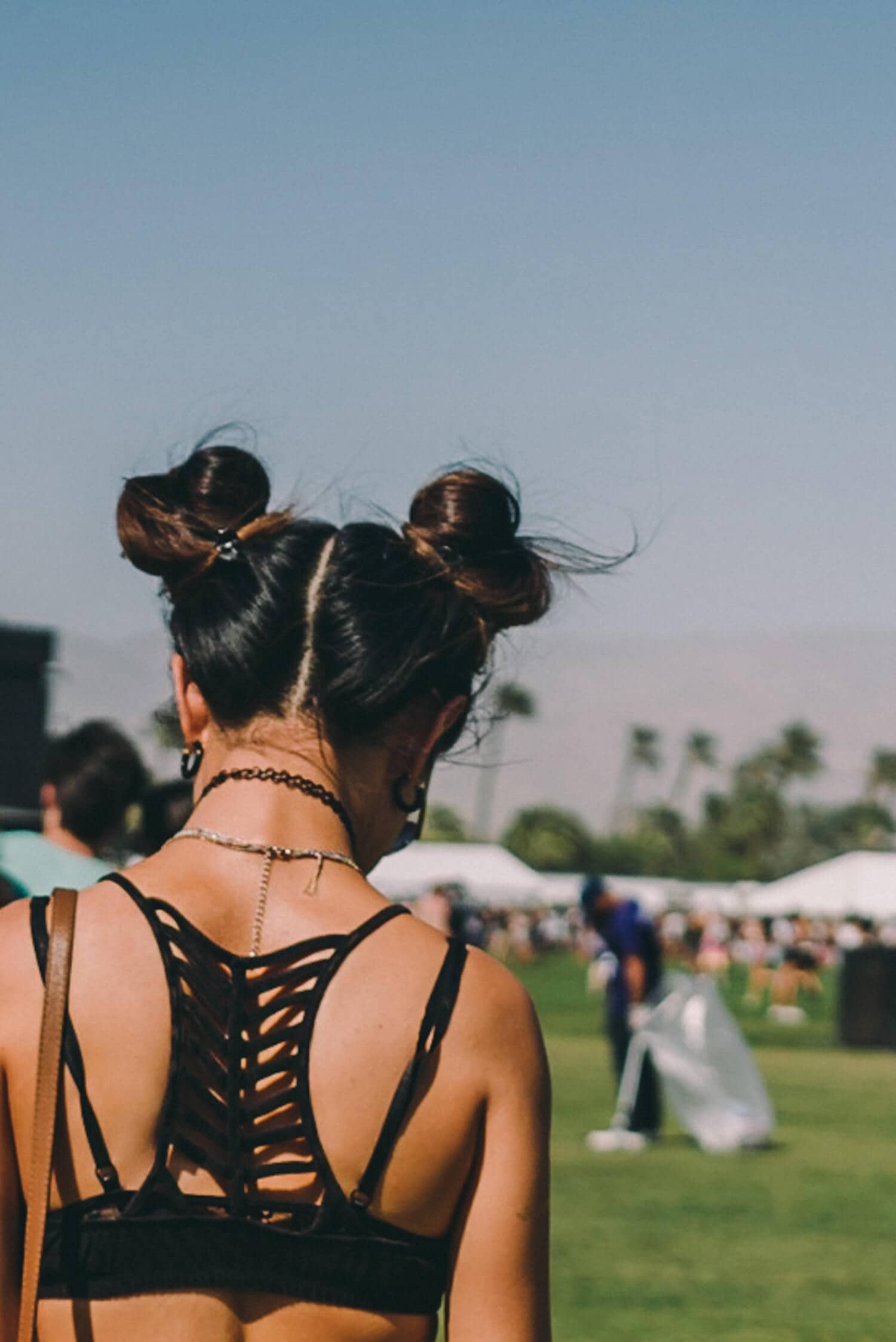 Pigtail Buns for the Festival Queen