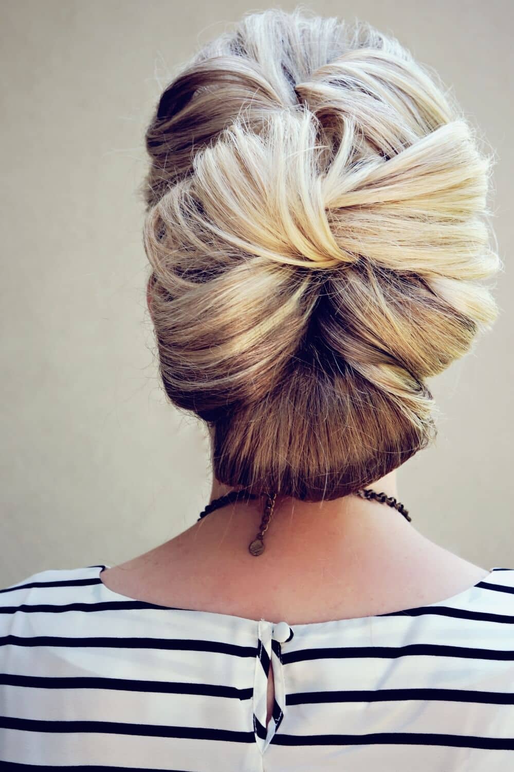 Intricate Updo With Bow Bun Styles