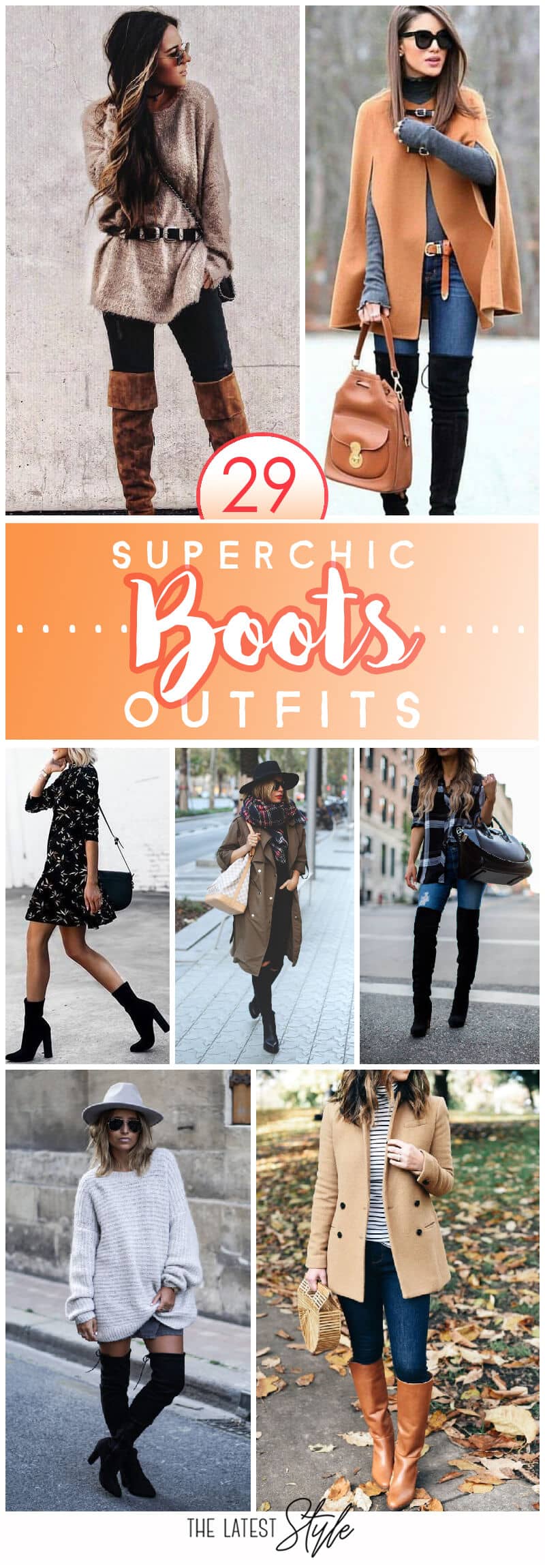 29 Super Chic Fall Outfits With Boots