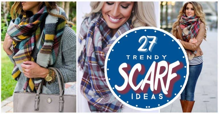 Featured image for “27 Trendy Fall Outfits With Scarves”