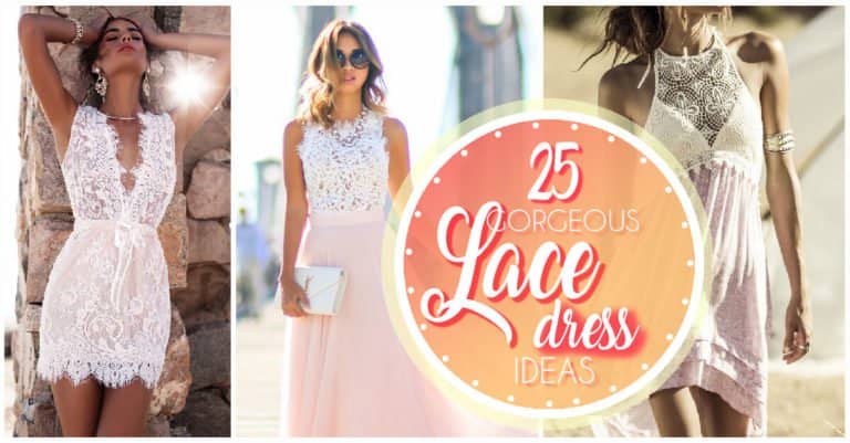 Featured image for “25 Gorgeous Dresses With Lace”